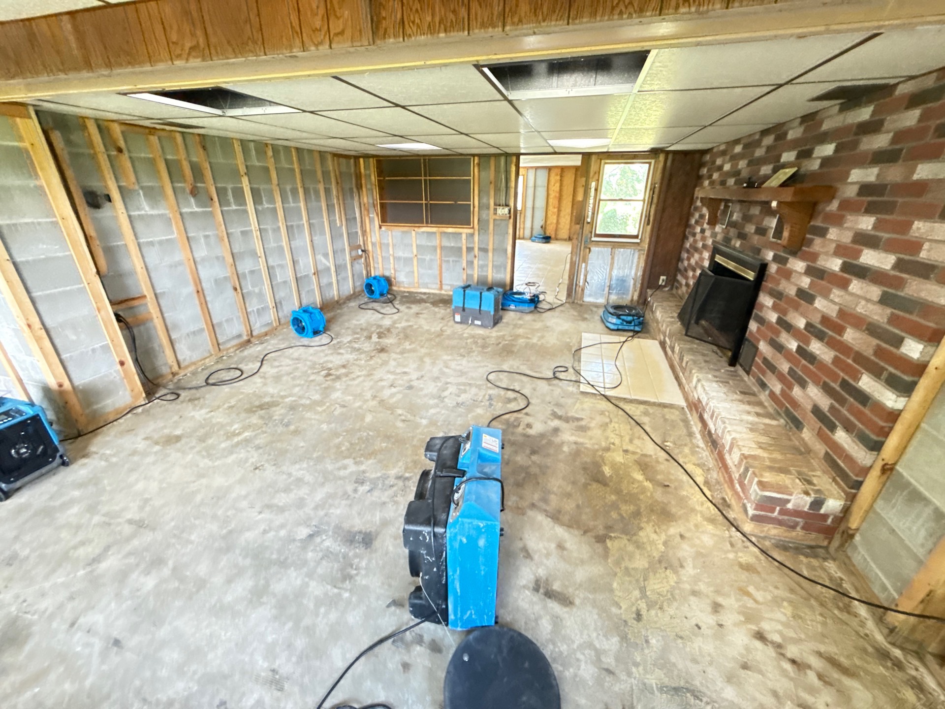 Water Damage Restoration crew working in Charleston, SC - Independent Restoration Services